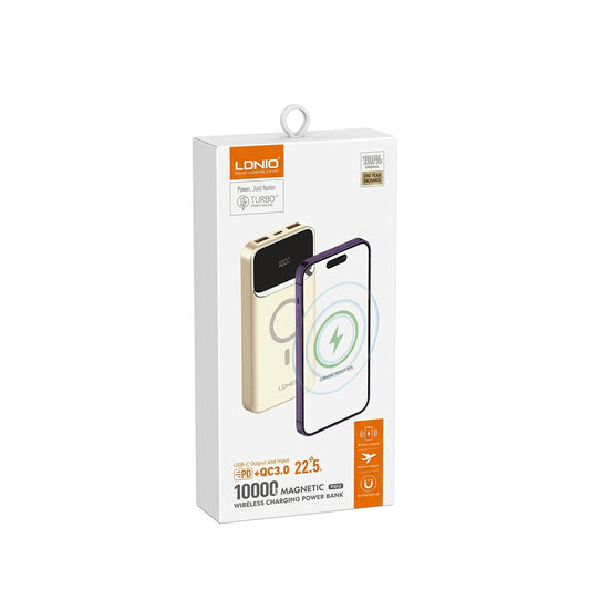 LDINIO WIRELESS POWER BANK 22.5 10000 MAH