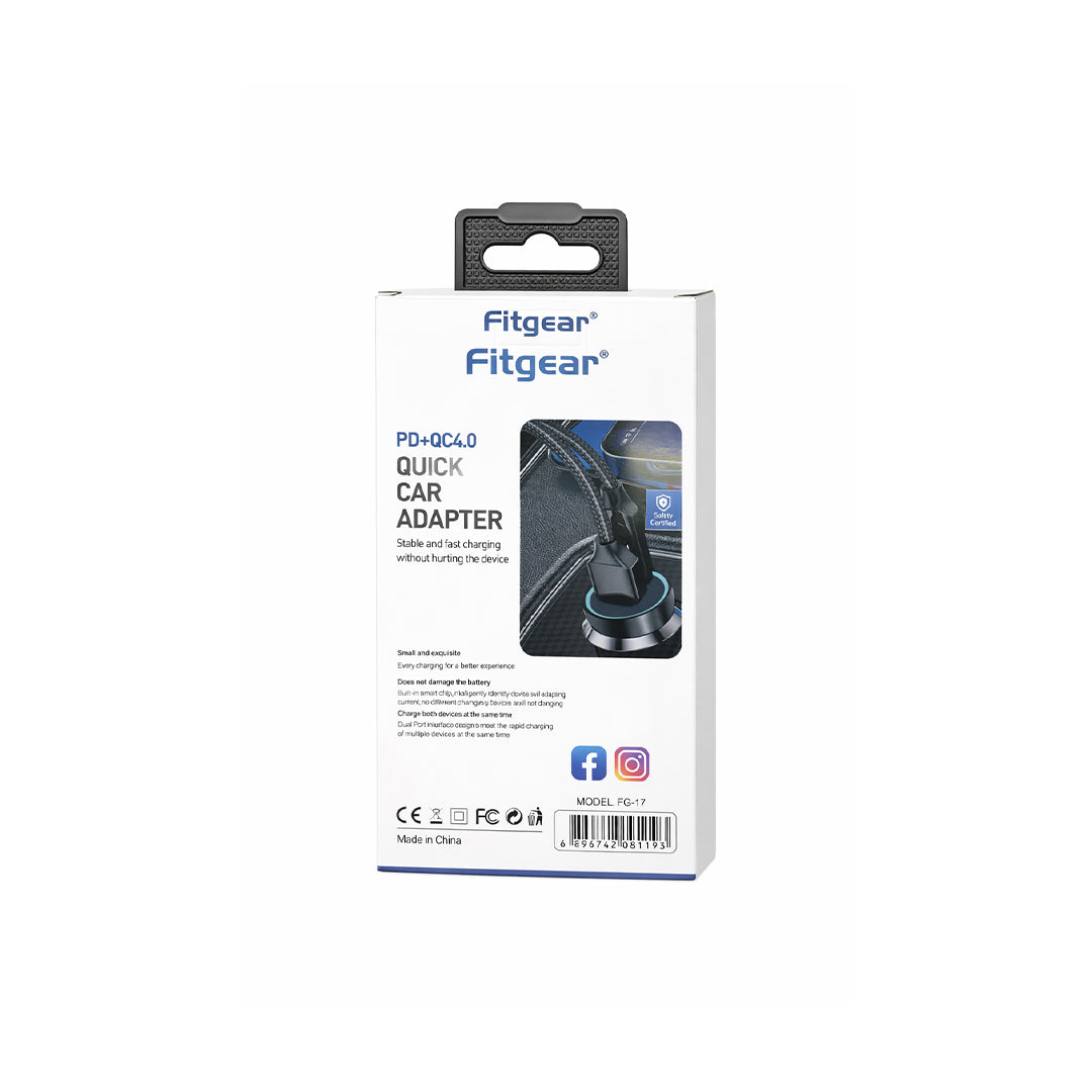 FITGEAR CAR CHARGER 38W High performance