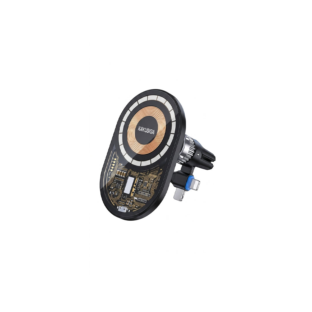Magnetic Wireless Charging Car Ac Holder 15 W