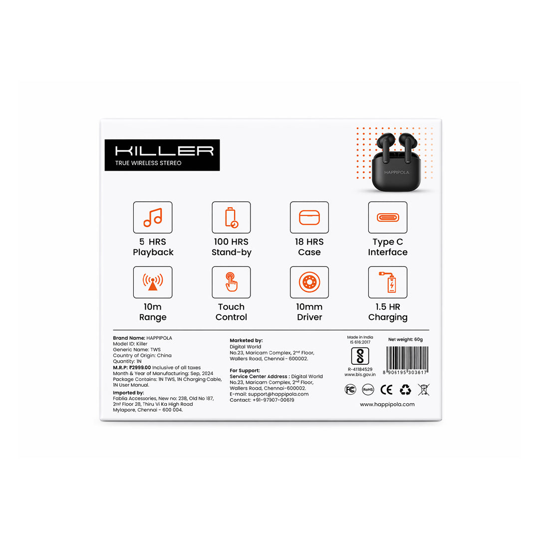 HAPI POLA HIGH QUALITY EAR BUDS