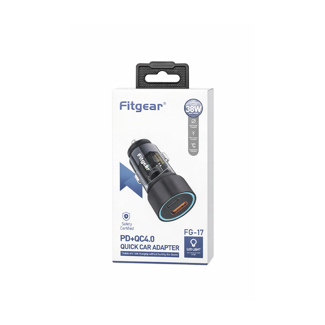 FITGEAR CAR CHARGER 38W High performance